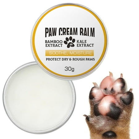Dog Paw Balm, Repairs and Moisturizes Dry, Cracked & Damaged Paws and Noses for Cats and Dogs