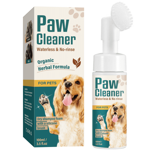 Dog Paw Cleaner Waterless Paw Cleaner for Dogs with Detachable Brush Head No Rinse Natural Dog Paw Washer Portable Pet Paw Cleaner Effective Cleaning for Dog and Cat Paw Walmart Business Supplies