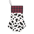 thumbnail image 1 of Dog Paw Decorative Socks 17x11.8in Top With A Strap Design For Easy Hanging For Festive Christmas Party Decorations Simple Cow-Print Pattern1_3, 1 of 8