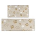 thumbnail image 1 of Dog Paw Footprint Kitchen Rugs Sets Of 2,Anti Fatigue Kitchen Mat Rugs Non Slip Washable,Decorative Kitchen Floor Mats for Kitchen,Sink,Laundry,17"x30"+17"x47", 1 of 7