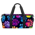 thumbnail image 1 of Dog Paw Print Basketball Bag, Soccer Bag, Duffle Bag, Travel Bag - 17.7 Inch Sports Bag with Interior Zipper Pocket and Large Capacity, 1 of 6
