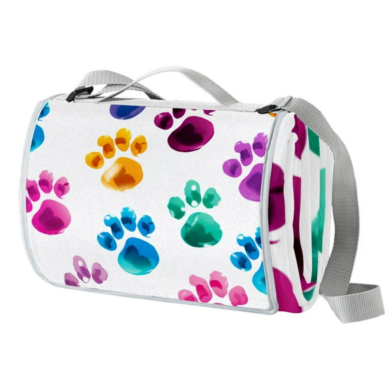 Paw Prints Beach Blanket Paw Prints Beach Blanket