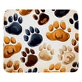 thumbnail image 1 of Dog Paw Print Gaming Mousepad Square, 8.3x9.8 Inch Non-Slip Rubber Bottom Printed Mouse Mat for Office and Gaming, 1 of 6