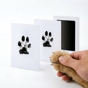 Dog Paw Print Kit 1 Pad 2 Cards Touch Ink Pad for Pets Paw and Nose Print