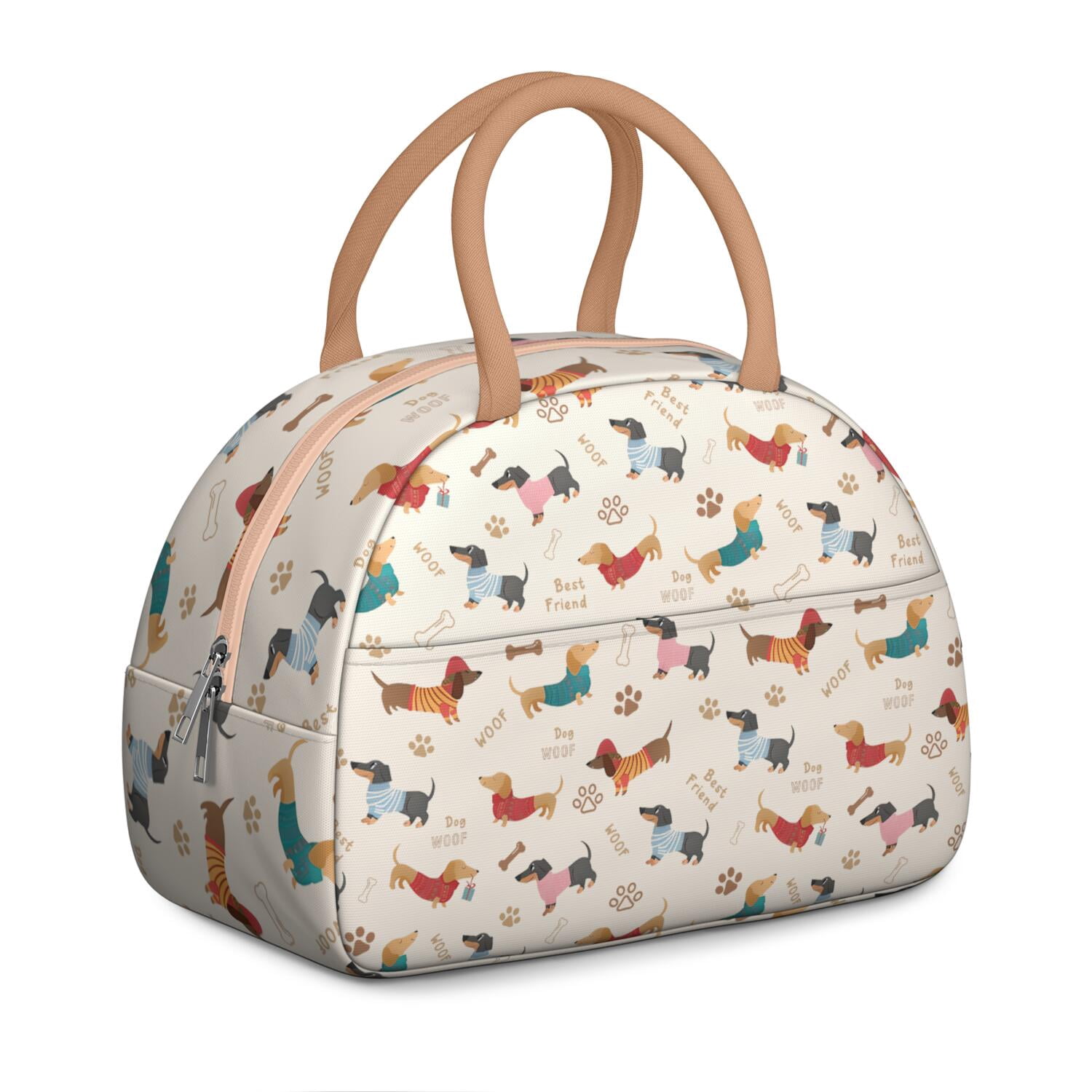 Dog Paw Print Lunch Box For Women Men Insulated Lunch Photo Inspiration