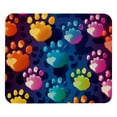 thumbnail image 1 of Dog Paw Print Mousepad 8.3x9.8 Inch Square Non-Slip Rubber Bottom Printed Desk Mat - Suitable for Office and Gaming, 1 of 6