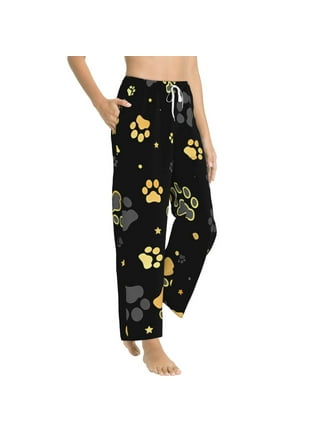 Dog print lounge pants hotsell