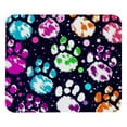 thumbnail image 1 of Dog Paw Print Square Desk Pad Mouse Pad, 8.3x9.8 Inch Non-Slip Rubber Bottom Printed Mousepad for Office and Gaming, 1 of 6