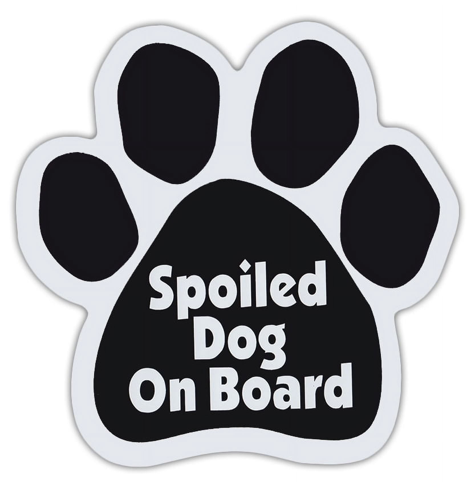 Dog Paw Shaped Magnets: Spoiled Chihuahua On Board