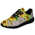 thumbnail image 1 of Dog Paw Sunflower You Are My Sunshine Shoes Sneakers for Women Men Black Size 8.5, 1 of 7