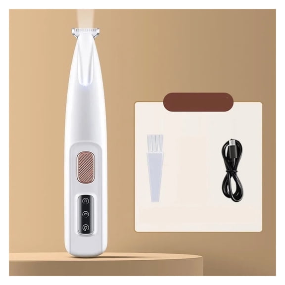 Dog Paw Trimmer with LED Light Fully Waterproof Pet Hair Trimmer with LED Display Dog Clippers ,Cordless Using