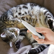 Dog Paw Trimmer with LED Light,Pet Grooming Clippers,Portable Clippers for Paws Grooming Pets,White