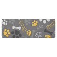thumbnail image 1 of Dog Paw and Bone Kitchen Rug Mat,Kitchen Runner Rugs Non Skid Washable,Decorative Kitchen Floor Mats for Kitchen,Sink,Laundry,17"x47.2", 1 of 7