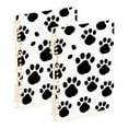 thumbnail image 1 of Dog Paws Black Ring Binder Notebook Journey Note Diary College Ruled Spiral Notebook Study Loose Leaf Paper A5 60 Pages, 1 of 8