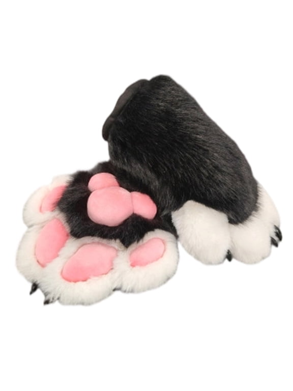 Dog Paws Gloves With Claw Paws Gloves Therians Paws Fursuit