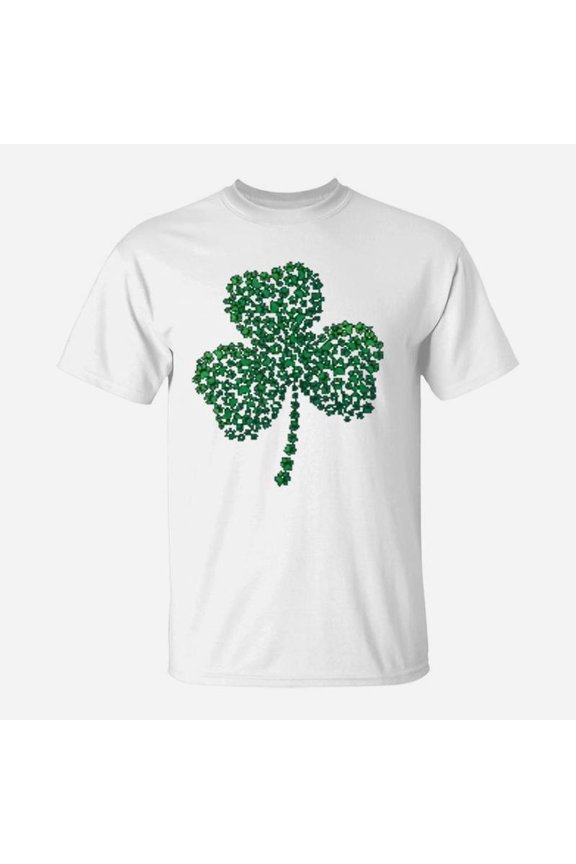 Dog Paws Shamrock St Patricks Day TShirt