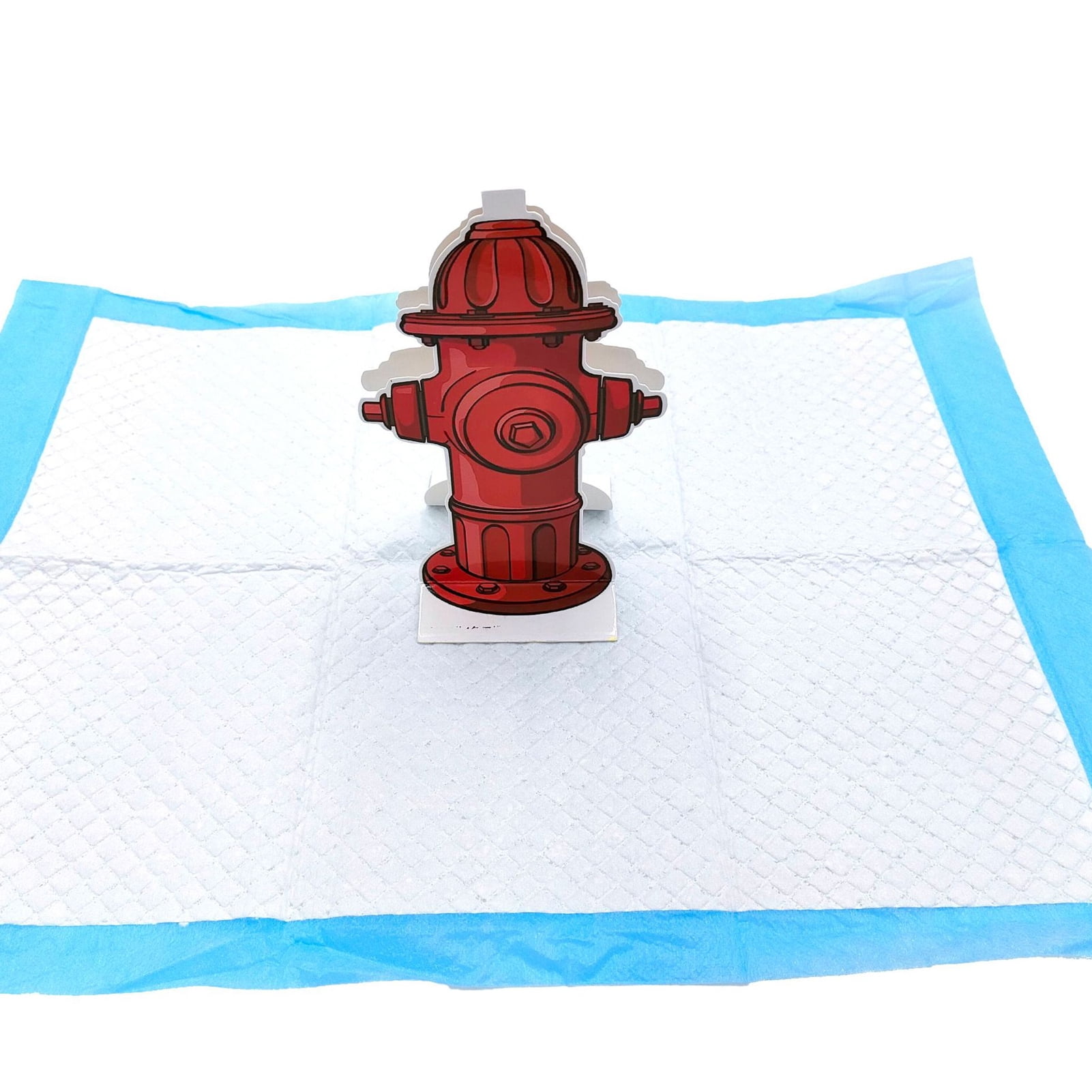 Dog Pee Pad,10Pack Dog Pee Pad Trainer Paper Fire Hydrant Shaped Pet Diaper Pad Guide Pet Potty