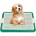 thumbnail image 1 of Dog Pee Pad Holder, Puppy Potty Training Tray 22.5”X16.5” for Small Dogs (Green), 1 of 11
