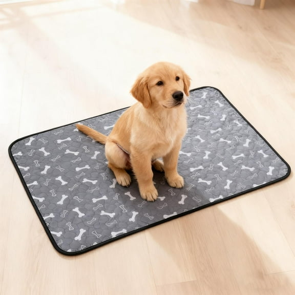 Dog Pee Pad Leak-Proof Reusable Mat | Durable Chew-Resistant Absorbent | Odor Control Washable Floor Protector | Non-Slip Grip | 1 Pet Pad | Long-Lasting Eco-Friendly Pet Training Solution