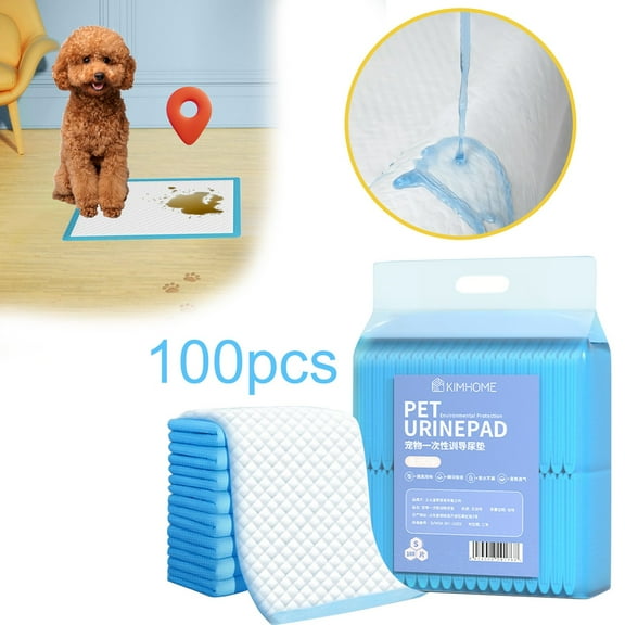 Dog Pee Pads 100Pcs, 13"x17.7" Training Puppy Pee Pads Absorbent & Leak-Proof, Small Disposable Pet Piddle Pad and Potty Pad