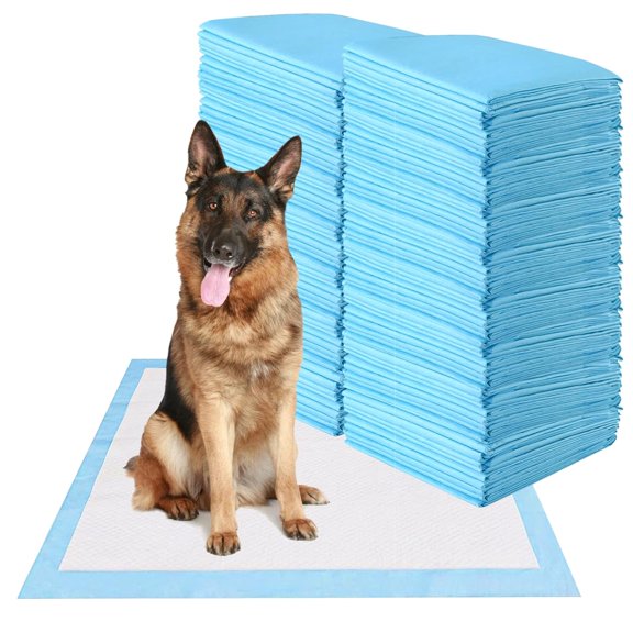 Dog Pee Pads 150 Count, 30''x30'' Dog Potty Pads, Powerful Absorbency, 5-Layer Design, Leak-Proof Disposable Pet Piddle Training Pad for Medium to Large Dogs Doggie Cats Rabbits