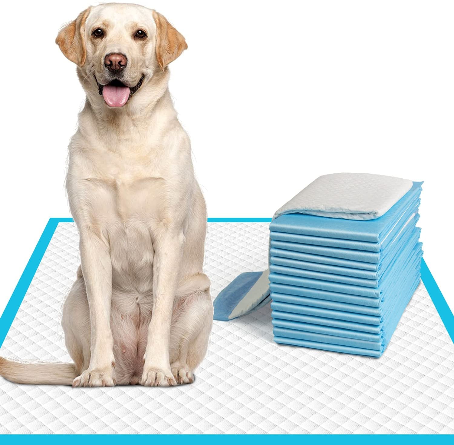 Dog Pee Pads Extra Large 28"x34", X-Large Training Puppy Pee Pads Super Absorbent & Leak-Proof, XL Disposable Pet Piddle Pad and Potty Pads for Dogs, Puppies, Doggie (18 Count)