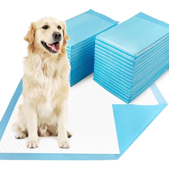 Dog Pee Pads Extra Large 30"x36", 60 Count Super Absorbent Pee Pads for Dogs, Disposable Urine Bed Pads for Doggie, Thicken XXL Puppy Pads, Piddle Pads X-Large for Indoor, Outdoor Use