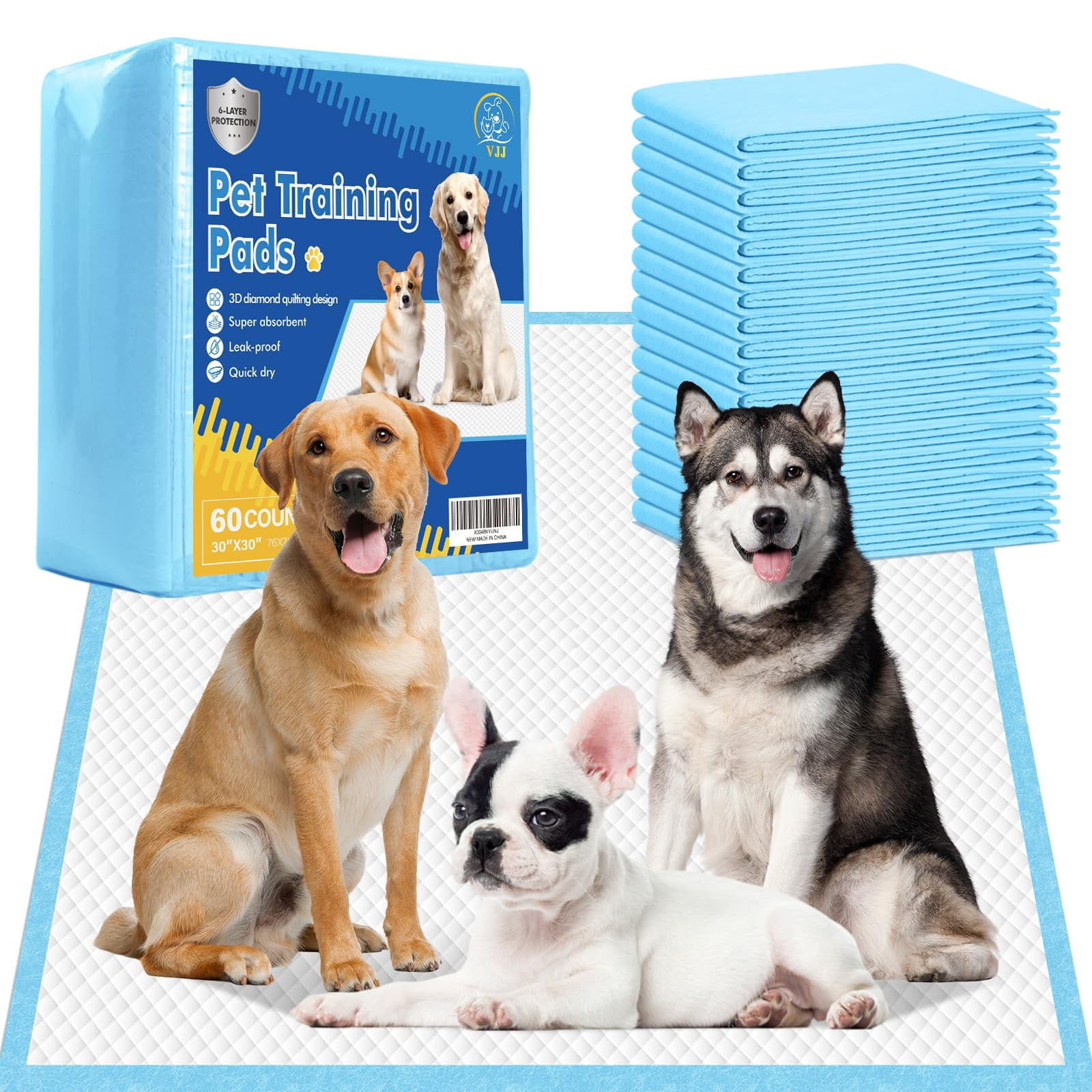 Dog Pee Pads Extra MMF7 Large 30x36in, XXL Puppy Leak Proof Potty Pads