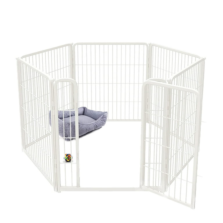 White 2025 dog playpen