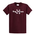 thumbnail image 1 of Dog Person Short Sleeve T-shirt Great Dog Lover Tee-maroon-6xl, 1 of 4