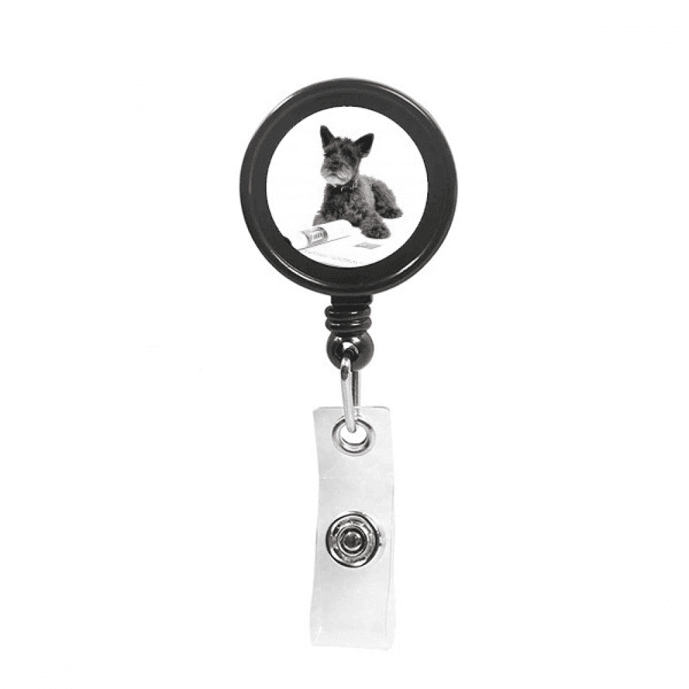 Dog Pet Animal Photography Pictures Retractable Keychain Badge Holder ID Badge