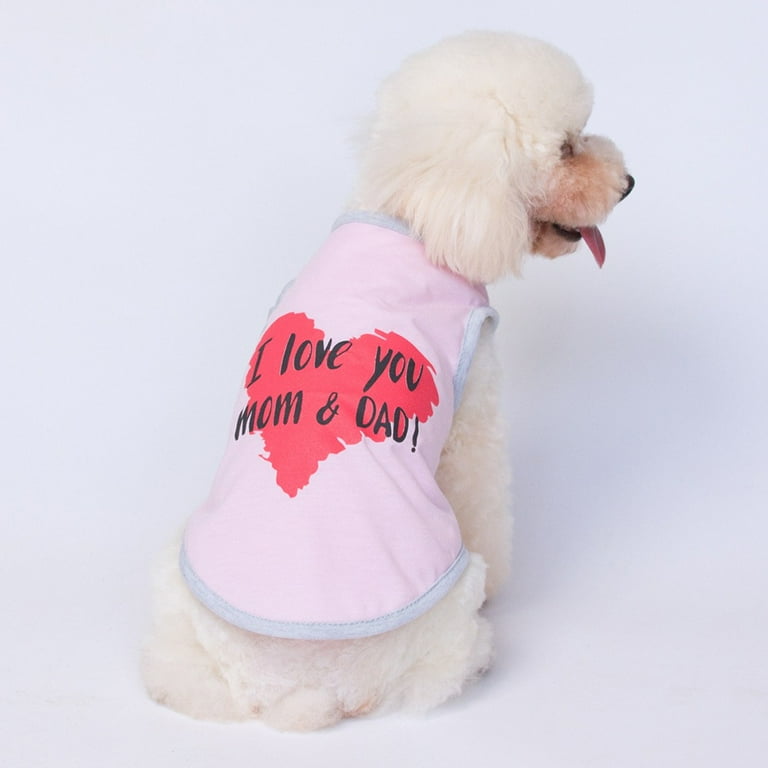 Dog Clothing Small Letter Vest Dog Clothing Small Letter Vest