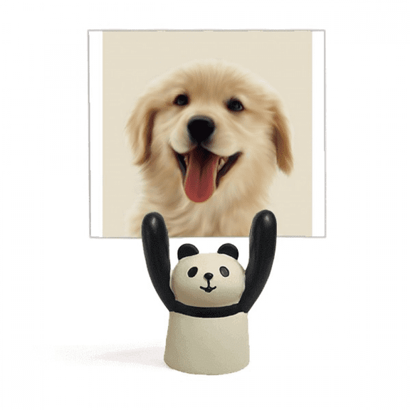 Dog Pet Tongue Hair Ears Art Deco Fashion Memo Holder Cartoon Animal Panda Stand Decoration