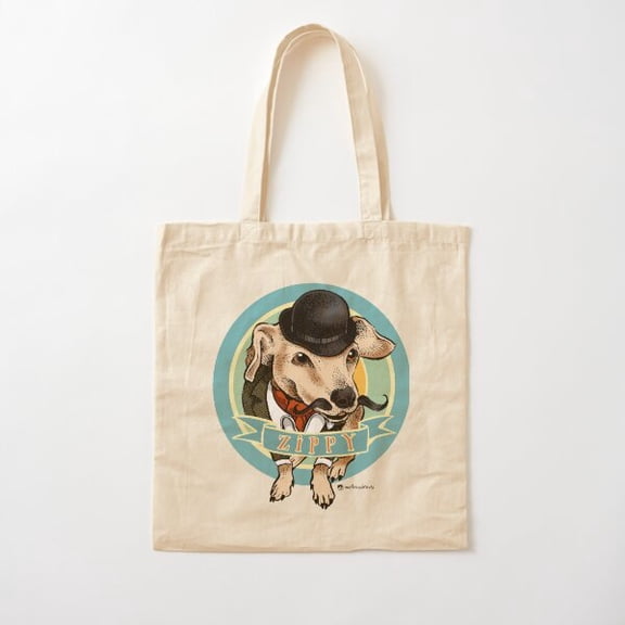 Zippy Cotton Tote Bag Canvas Tote Bag, Family Gift For Mother, Her