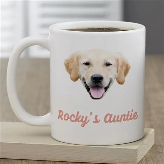 Dog Photo Face Cutout Personalized, Bekilab, 11oz-15oz Mug