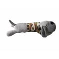 thumbnail image 1 of The Dog Pillow Company Plush Pet Pillow/Dog Neck and Body Straight Pillow for Upper Spine and Calming Support, Grey with Camo Shirt, 19 x 6 x 5 Inches, 1 of 10
