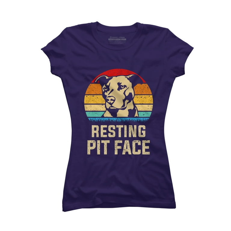 Funny Dog Pitbull Resting Pit Face T-Shirt Funny Dog Pitbull Resting Pit Face T-Shirt