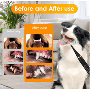 Dog Plaque Remover for Teeth, Dog Teeth Cleaning Kit and 5 Modes, Teeth Cleaner for Dogs and Cats