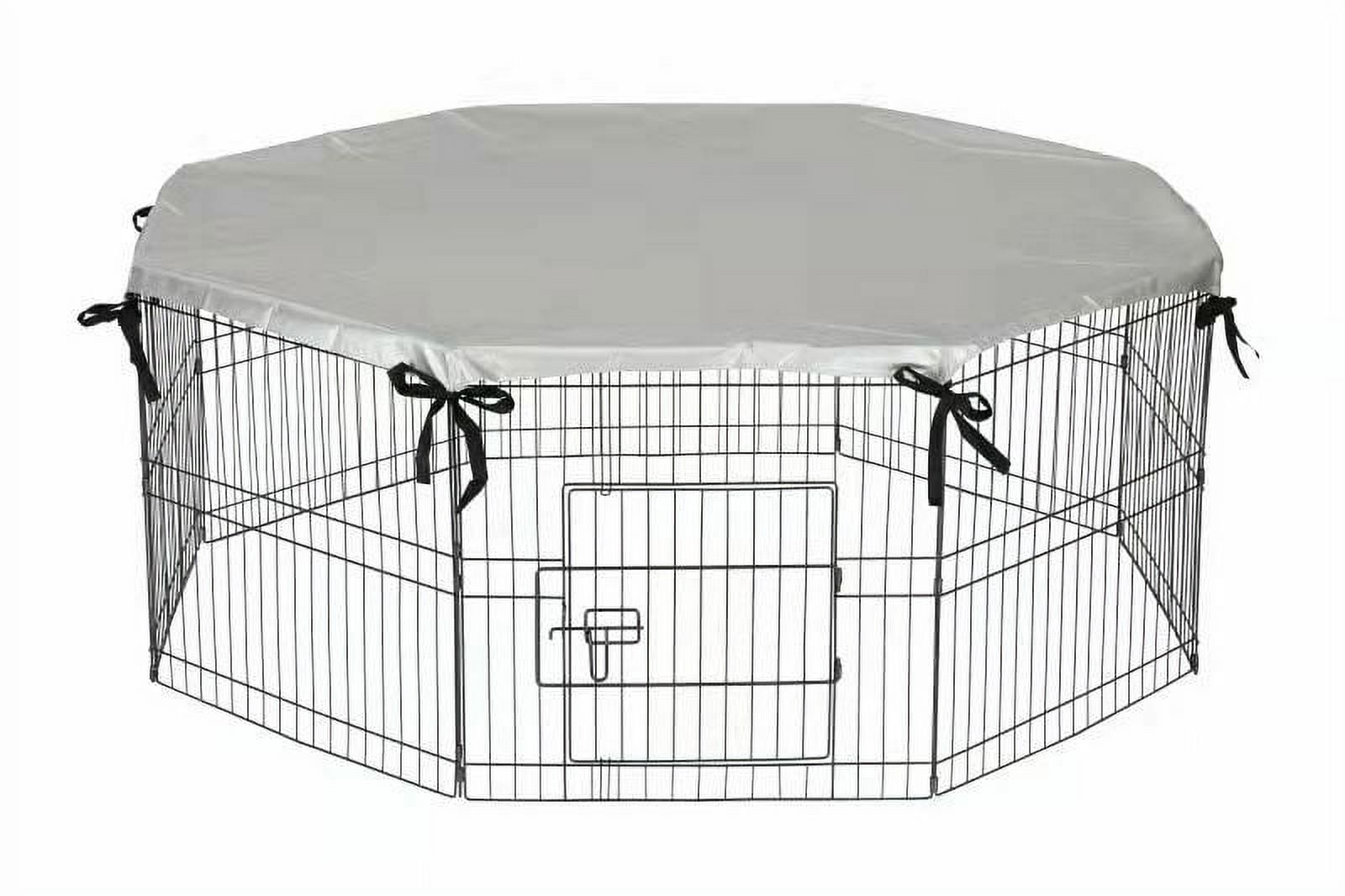 Dog Playpen Cover Sun/Rain Proof Dog Pen Cover Provide Shade and