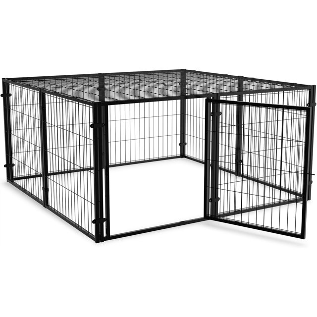 Dog Playpen, Extra Large Dog Crate, 48"x48"x24", Heavy Duty Dog Cage