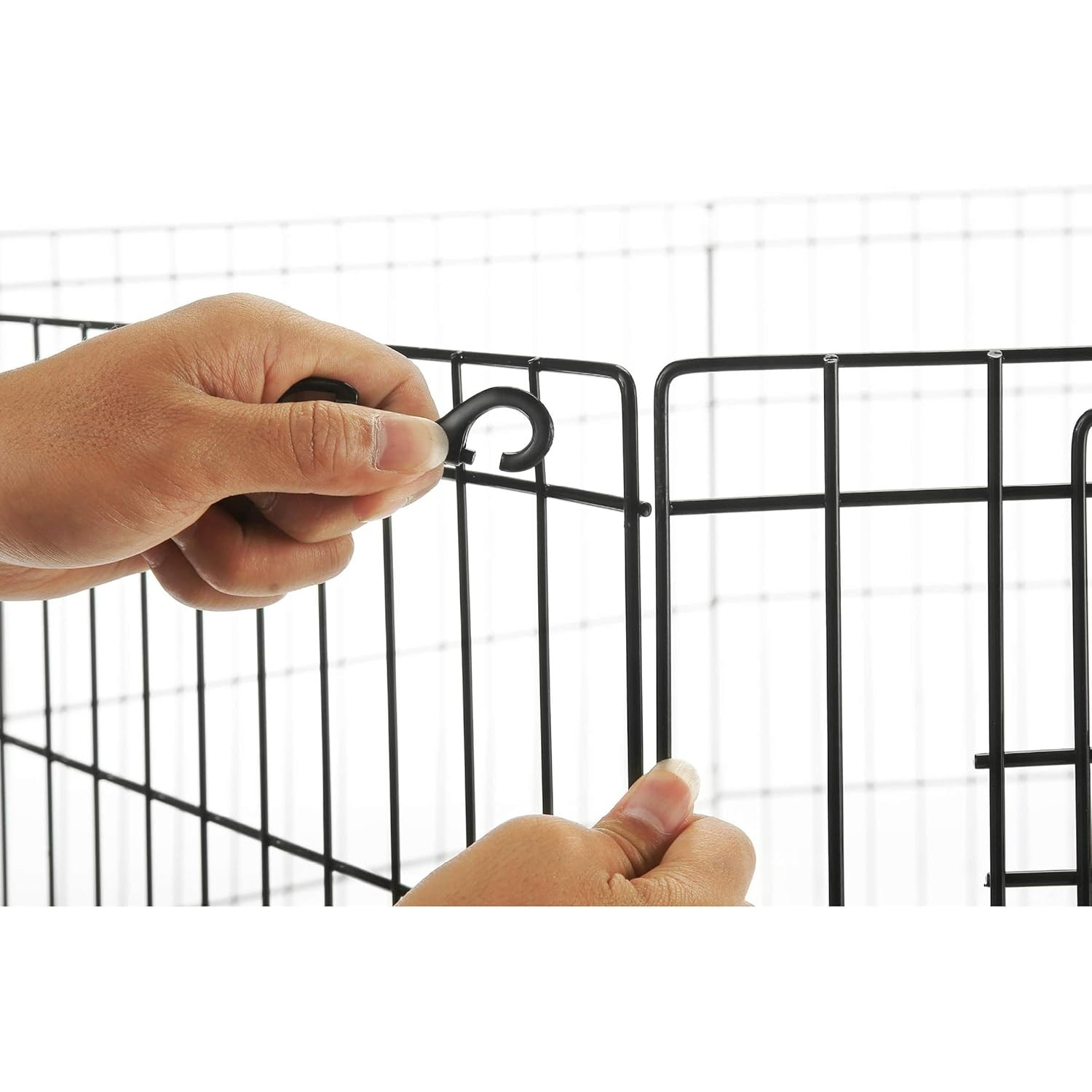 Dog Playpen - Foldable Metal Exercise Puppy Play Pen with 8 24x30in ...