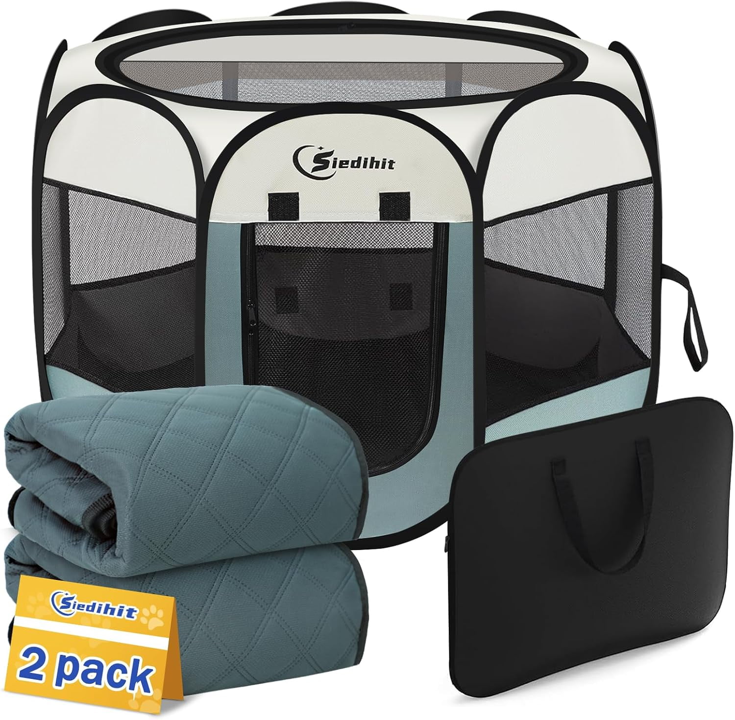 Dog Playpen, Puppy Pet Playpen, Medium Dogs Tent Crates Cage Indoor ... - Portable Dog Crate With Detachable Parts