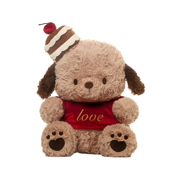 Dog Plush Decorative Companion Toy Suitable for Gifting and Romantic-Themed Display
