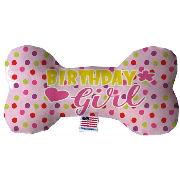 Dog Plush Heart or Bone Toy, "Birthday Group" 10 different pattern
