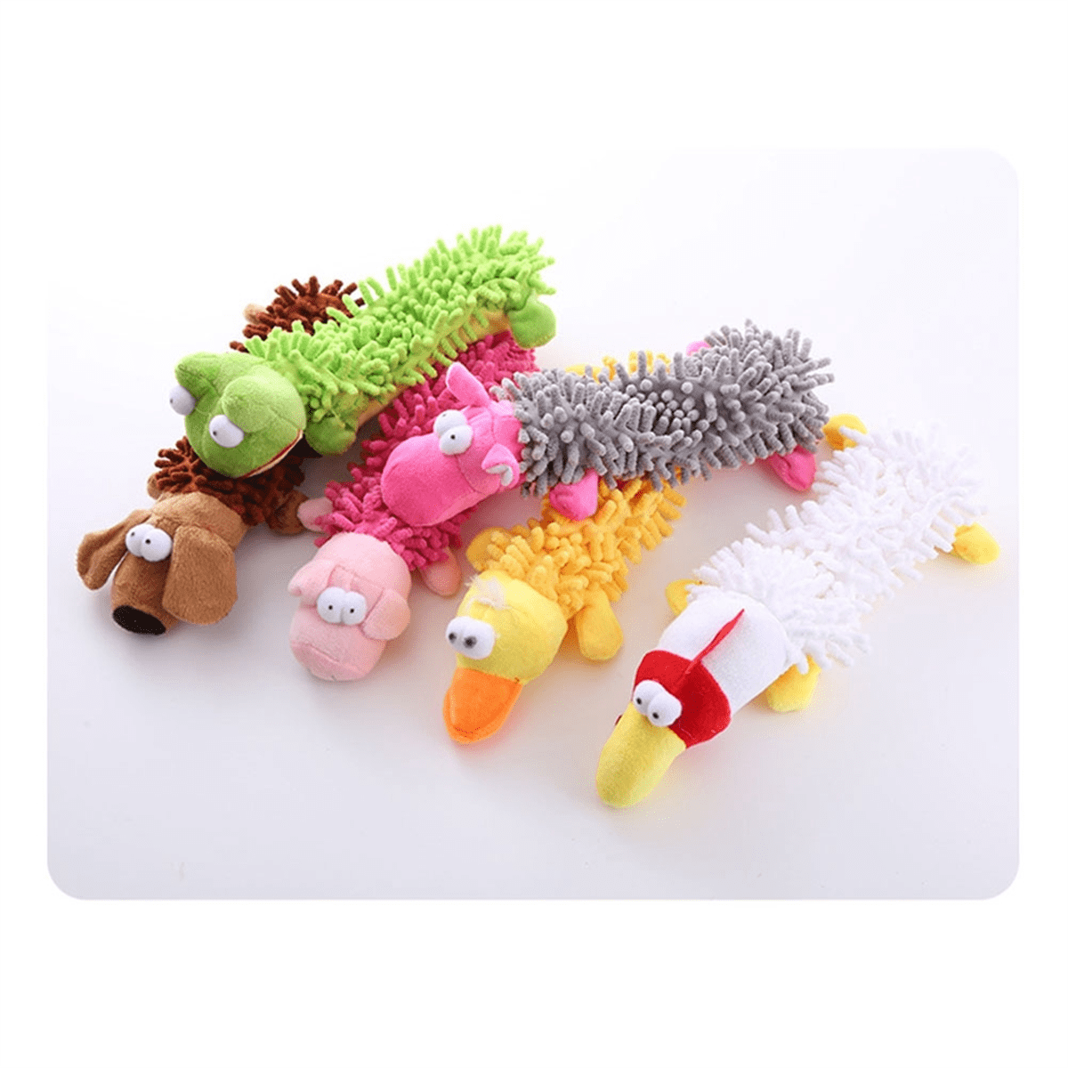 Dog Plush Sound Making Toys Chewing Teeth Grinding Training Plaything