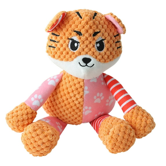 Dog Plush Soundmaking Toys For Teeth Grinding Resistance And Relief Companion Small Dog Teddy Hair Pet Products
