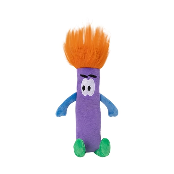 Dog Plush Squeaky Toy Purple Interactive Tug Of War For Medium Large Dogs 1 Pack