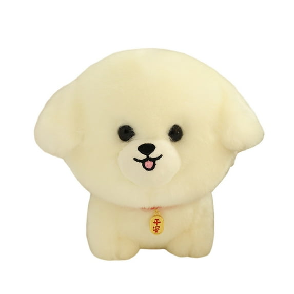 Dog Plush Stuffed Animal Soft Fluffy Puppy Pillow Realistic Simulated Dog Plush Toy Theme Party Favor for Teens Boys Girls Valentine's Day Christmas
