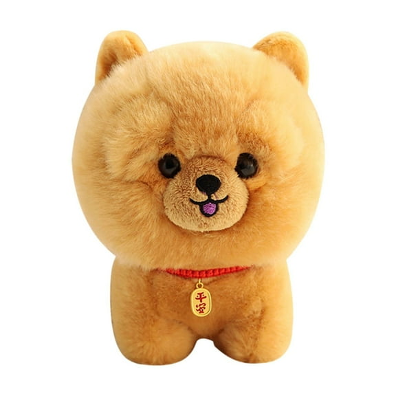 Dog Plush Stuffed Animal Soft Fluffy Puppy Pillow Realistic Simulated Dog Plush Toy Theme Party Favor for Teens Boys Girls Valentine's Day Christmas