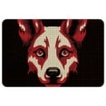 Dog Polyester NonSlip Machine Washable Bath Rugs Door Rugs Floor Mat